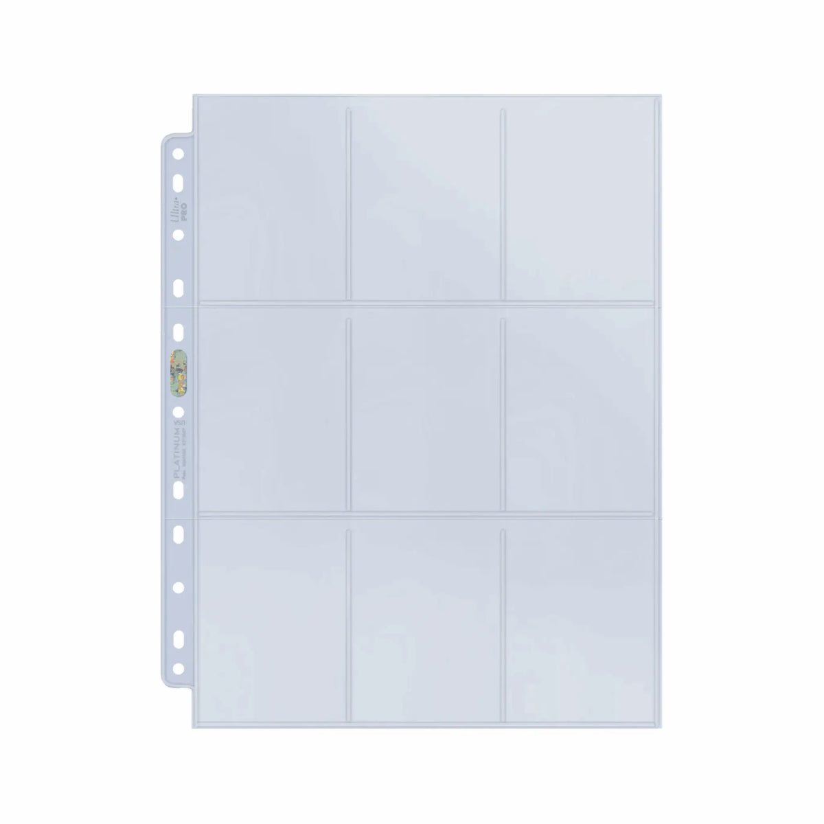 Ultra Pro - Platinum 9-Pocket Pages (11 Hole) Display (100 Pages)