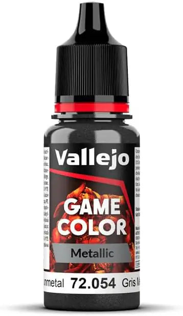 Vallejo Game Color Metallic Dark Gunmetal 18ml