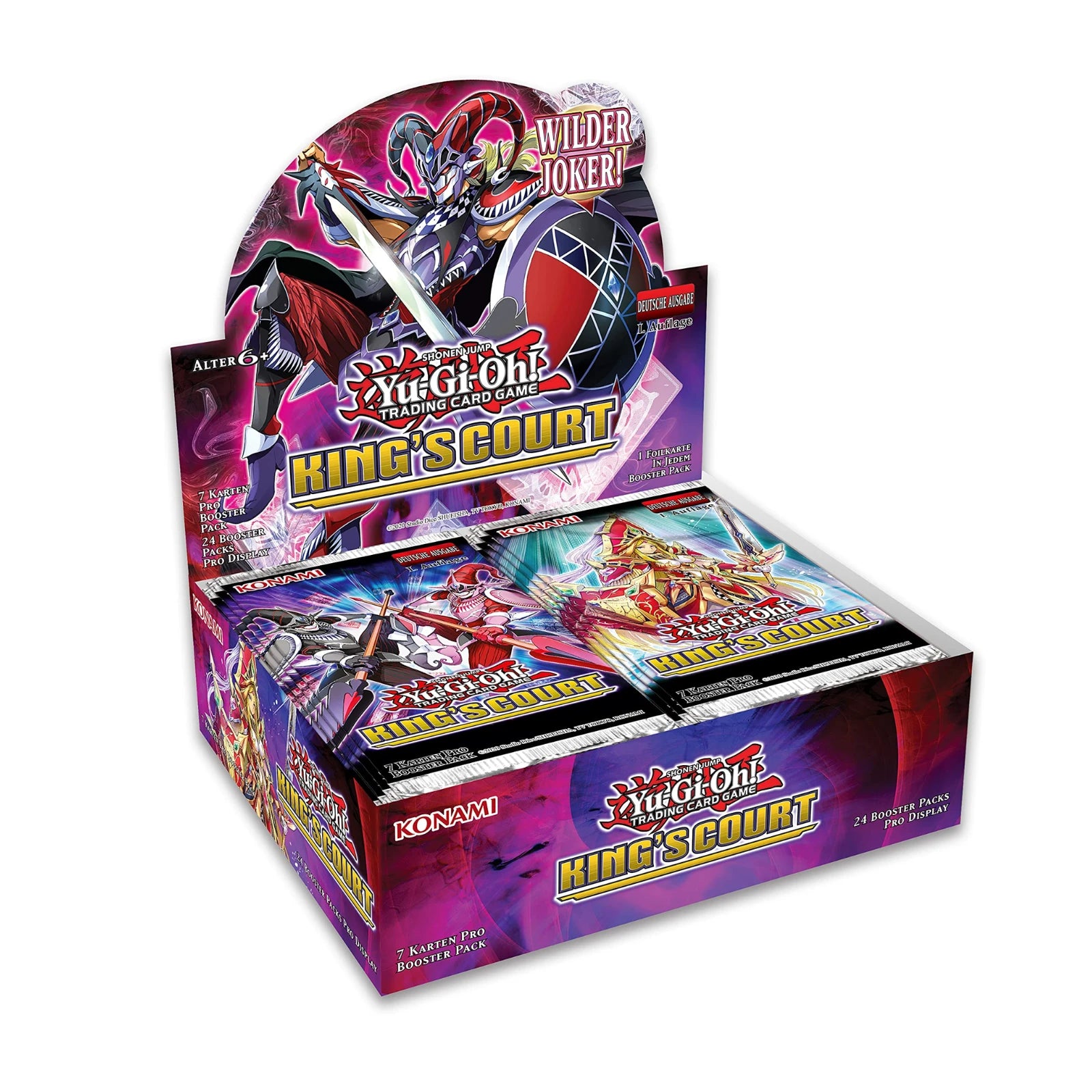 Yu-Gi-Oh! - King's Court Display boosterów - DE