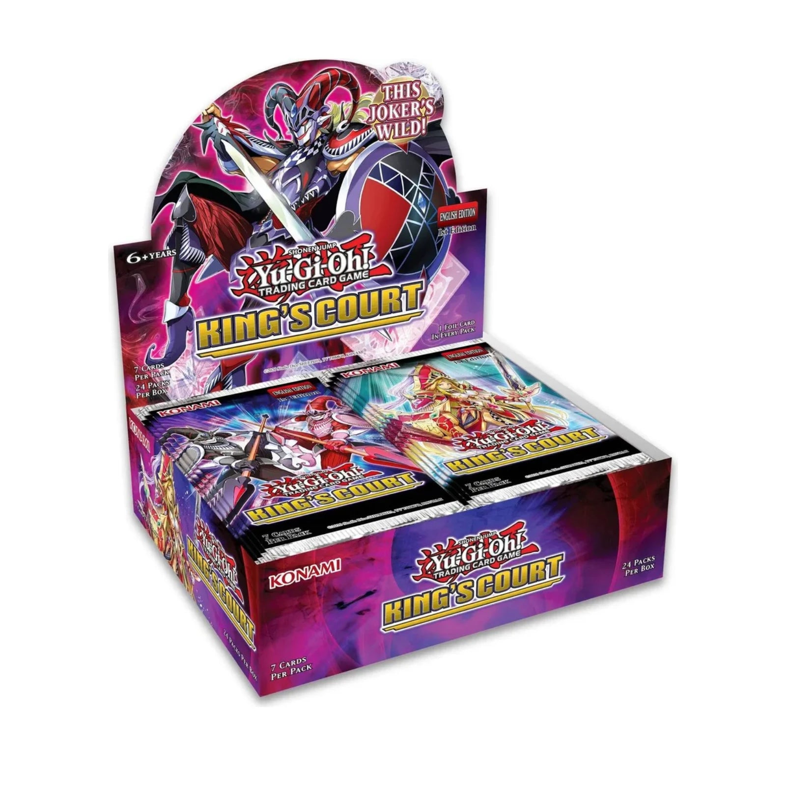 Yu-Gi-Oh! - King's Court Display boosterów - EN