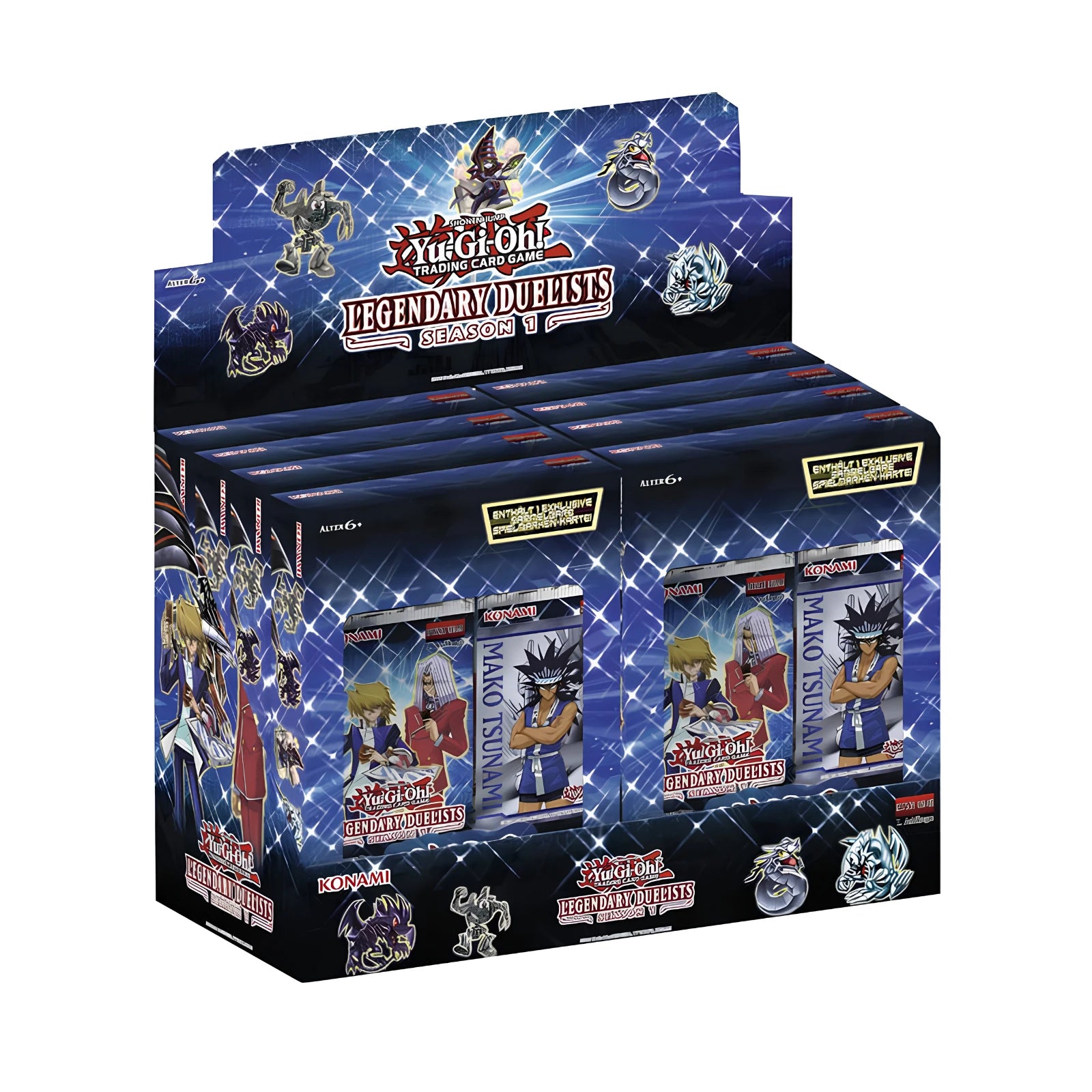 Yu-Gi-Oh! - Legendary duelists: Season 1 Zestaw 8 pudełek - DE