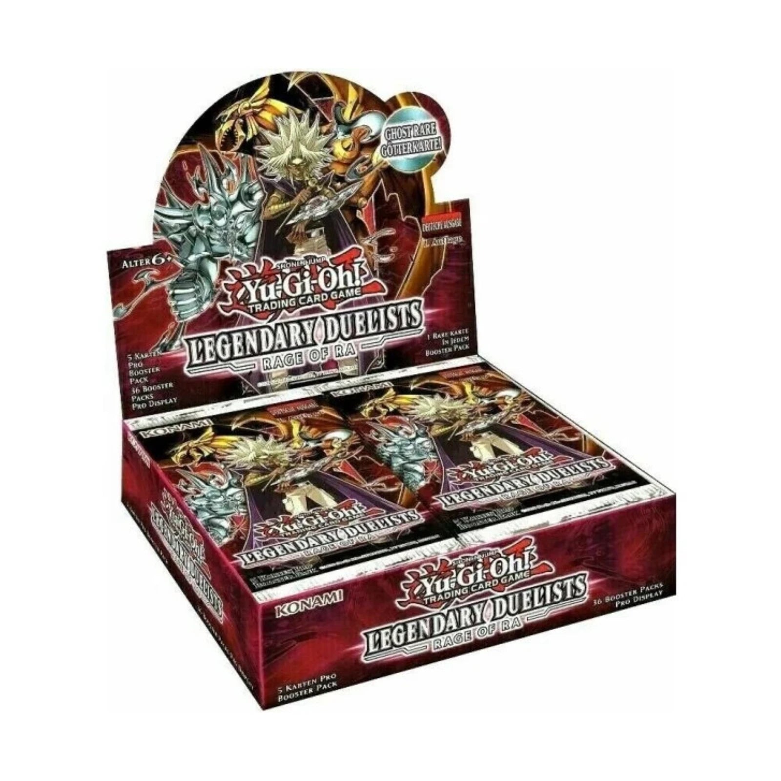 Yu-Gi-Oh! - Legendary duelists: Rage of Ra Display boosterów - DE