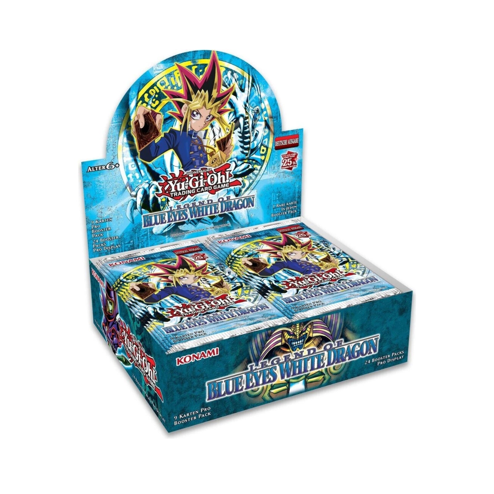 Yu-Gi-Oh! - Legend of Blue Eyes White Dragon 25th Anniversary Display boosterów - DE