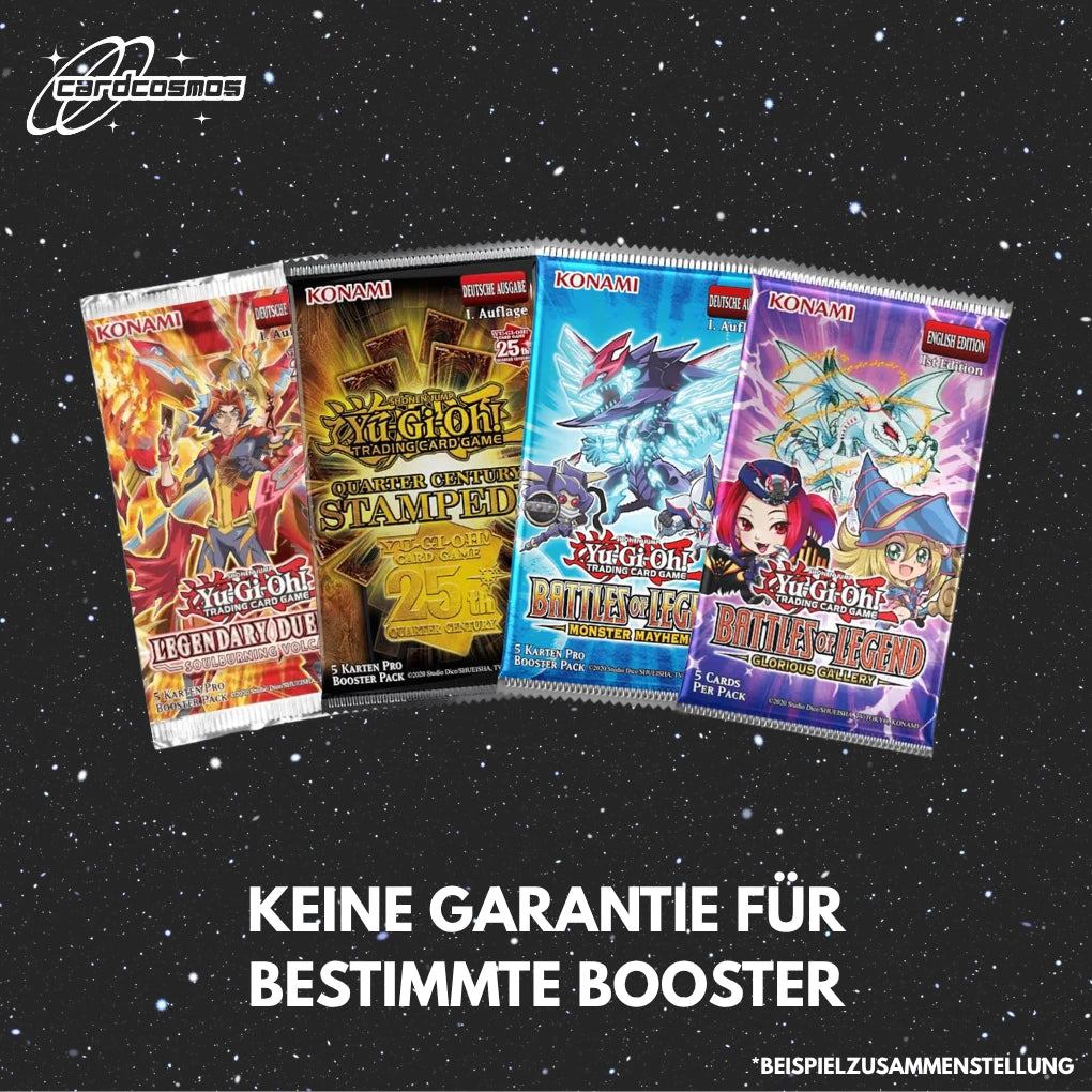 Yu-Gi-Oh! Mystery Booster Set Niemiecki – 4 różne losowe Booster