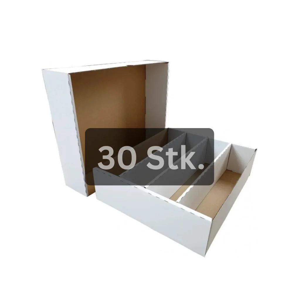 cardcosmos Pudełka na karty dla 4000 kart – Storage Boxen z 4 rzędami