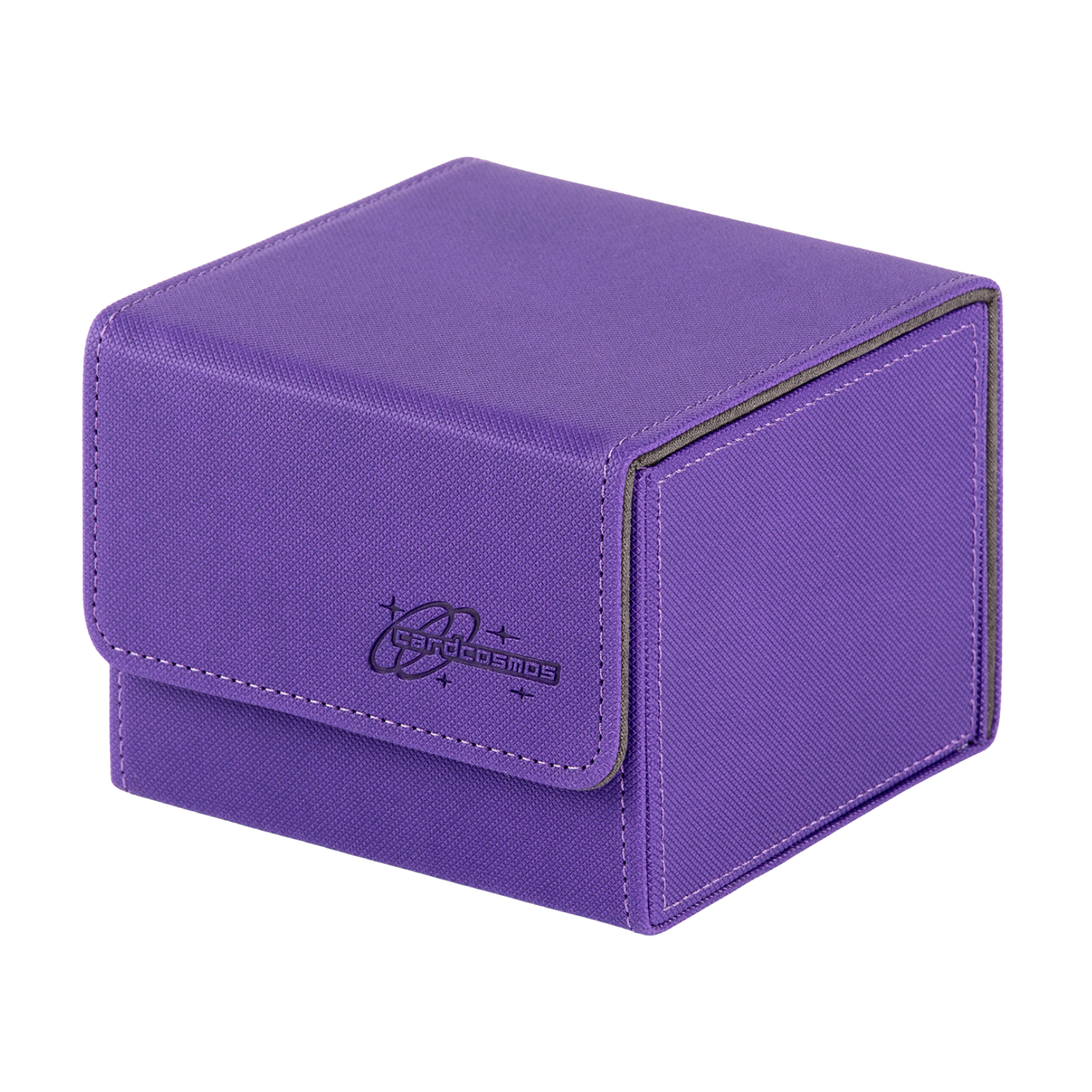cardcosmos - 60+ Premium Toploader Pudełko na talię - Fioletowy