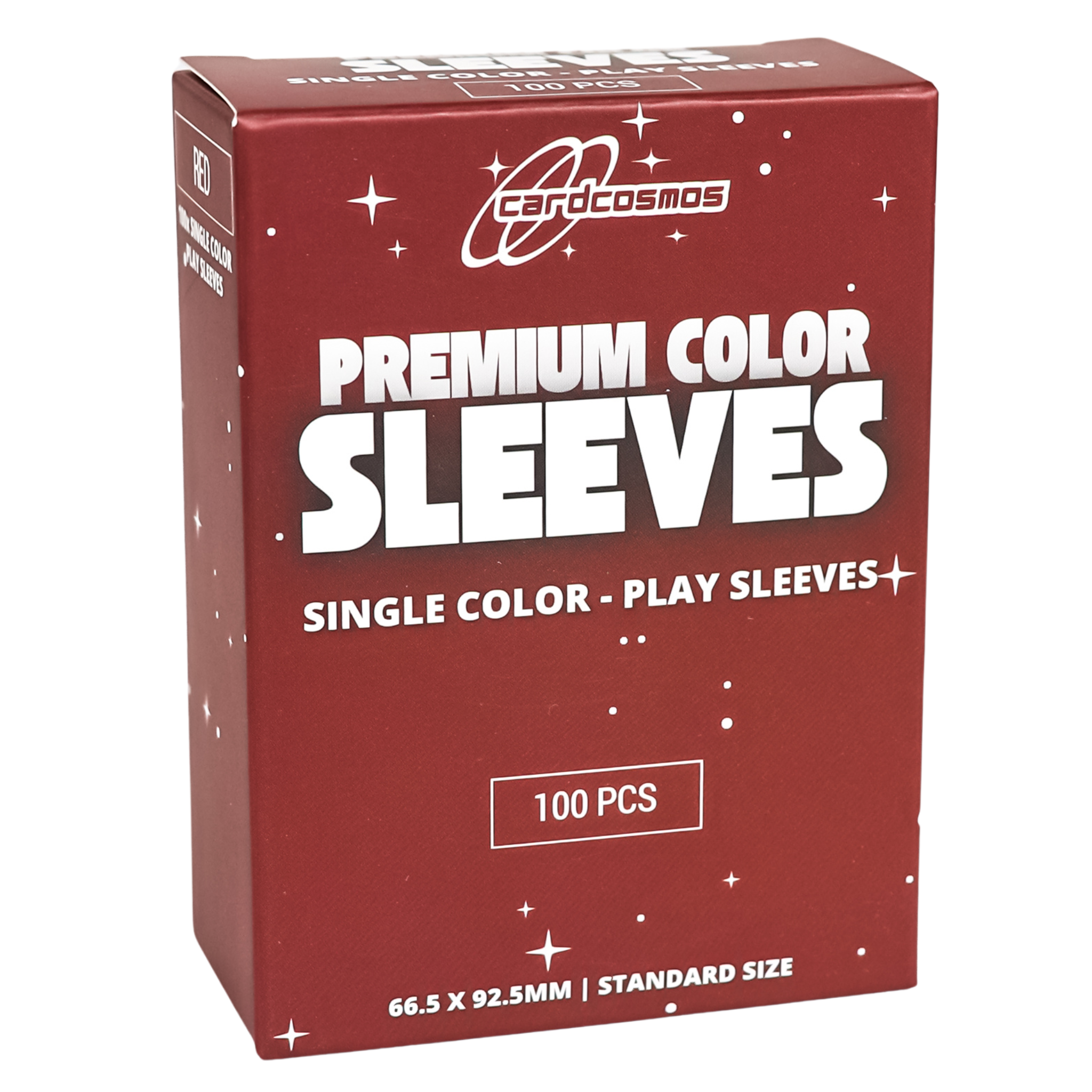 cardcosmos - Premium Color Matte Sleeves Red | 100stk