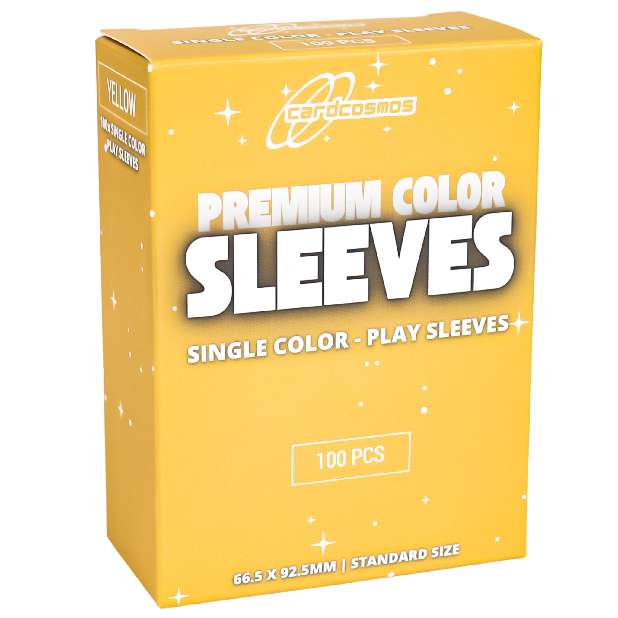 cardcosmos - Premium Color Matte Sleeves Yellow | 100stk