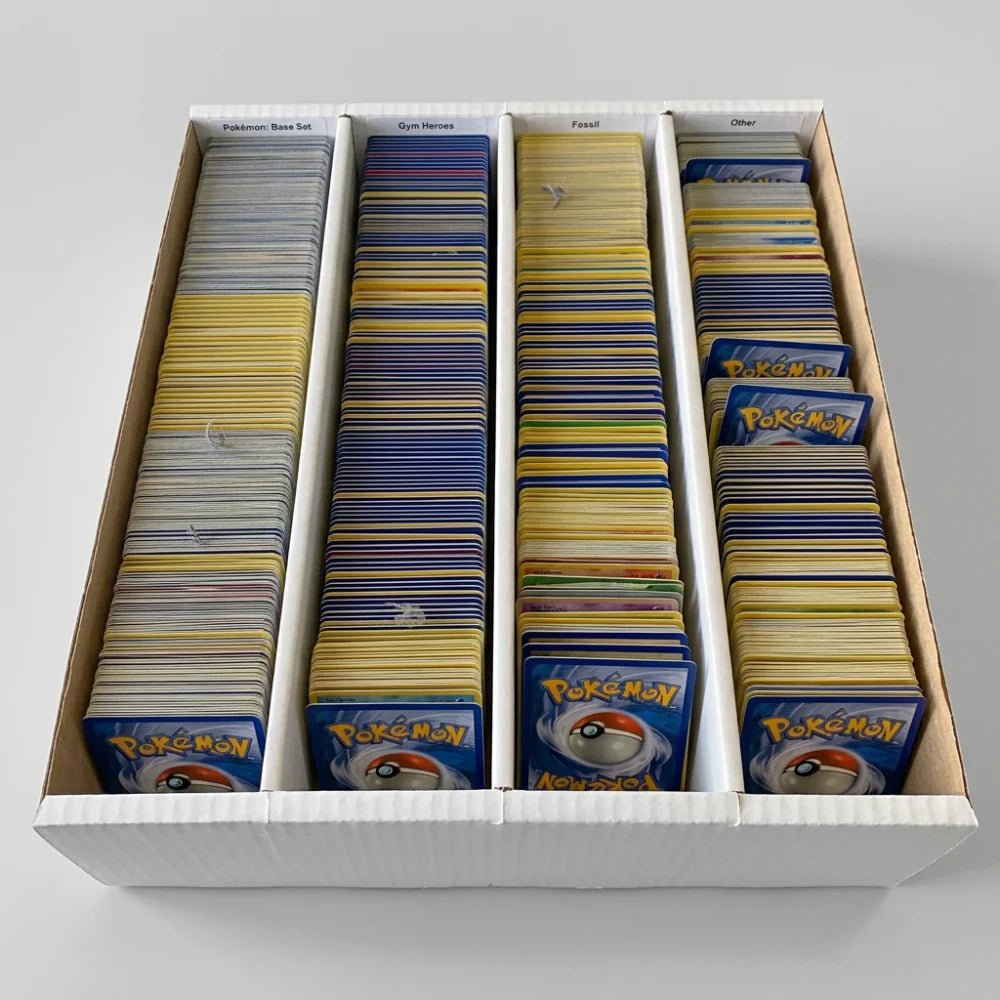 cardcosmos Pudełka na karty dla 4000 kart – Storage Boxen z 4 rzędami
