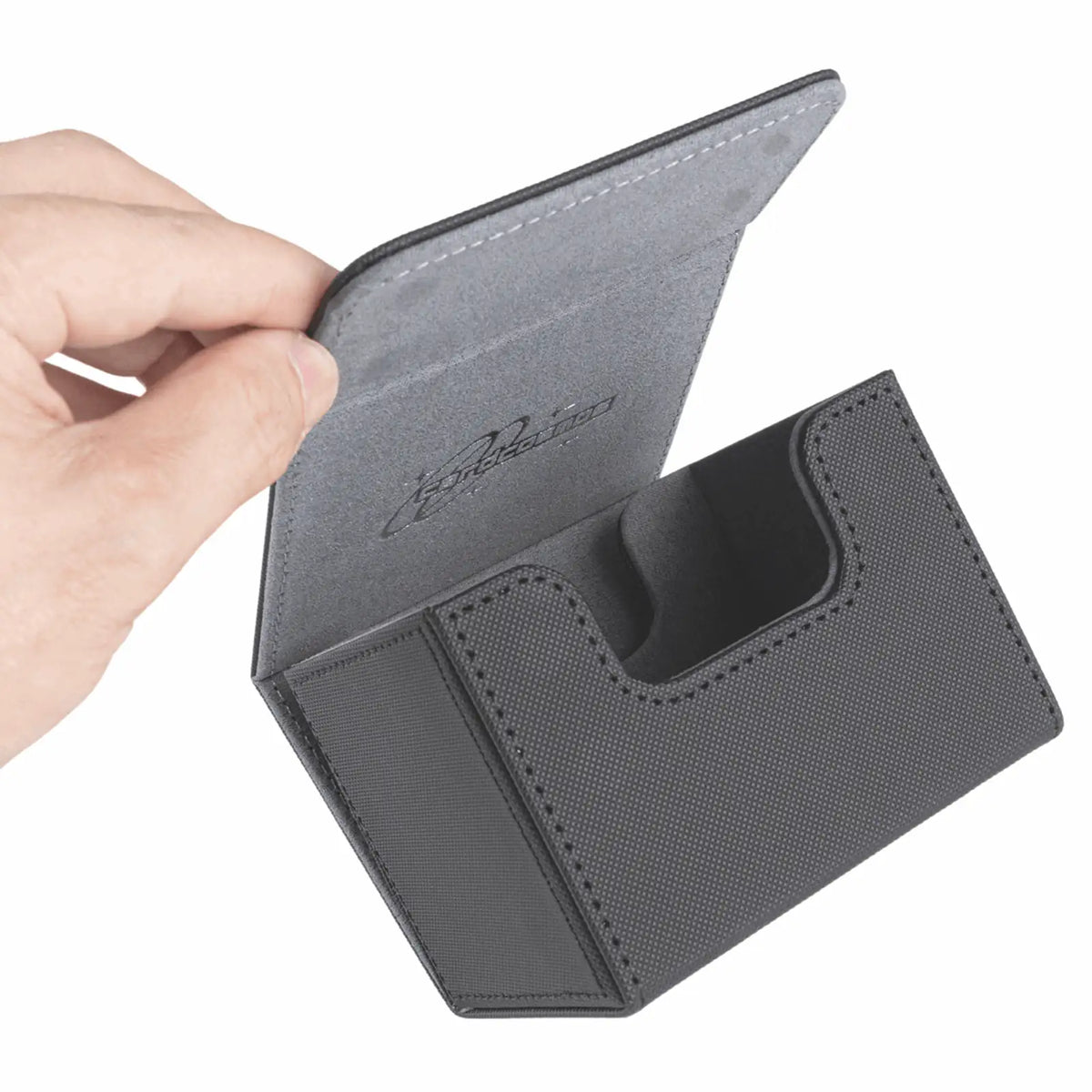 cardcosmos - 100+ Premium Deck Box - Schwarz