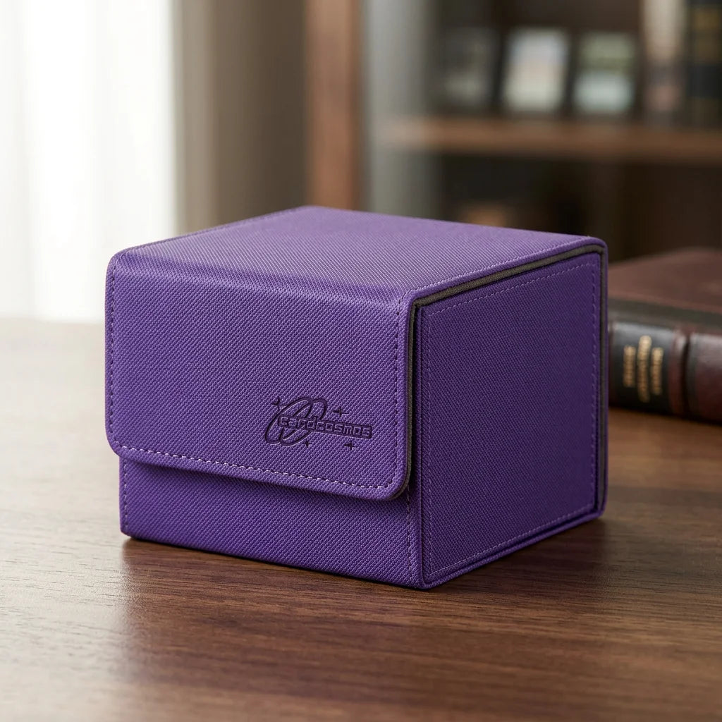cardcosmos - 60+ Premium Toploader Deck Box - Lila