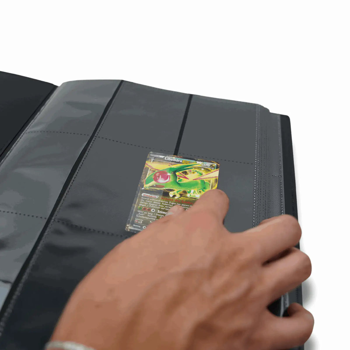 cardcosmos - 9 Pocket Basic Strap Binder - Schwarz