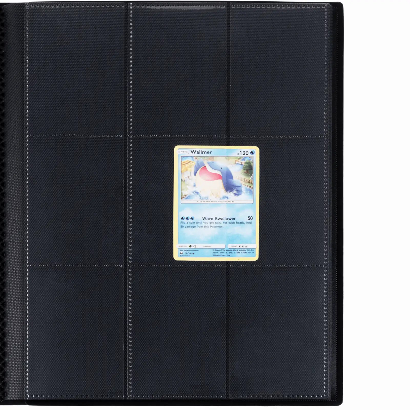 cardcosmos - 9 Pocket Basic Strap Binder - Schwarz