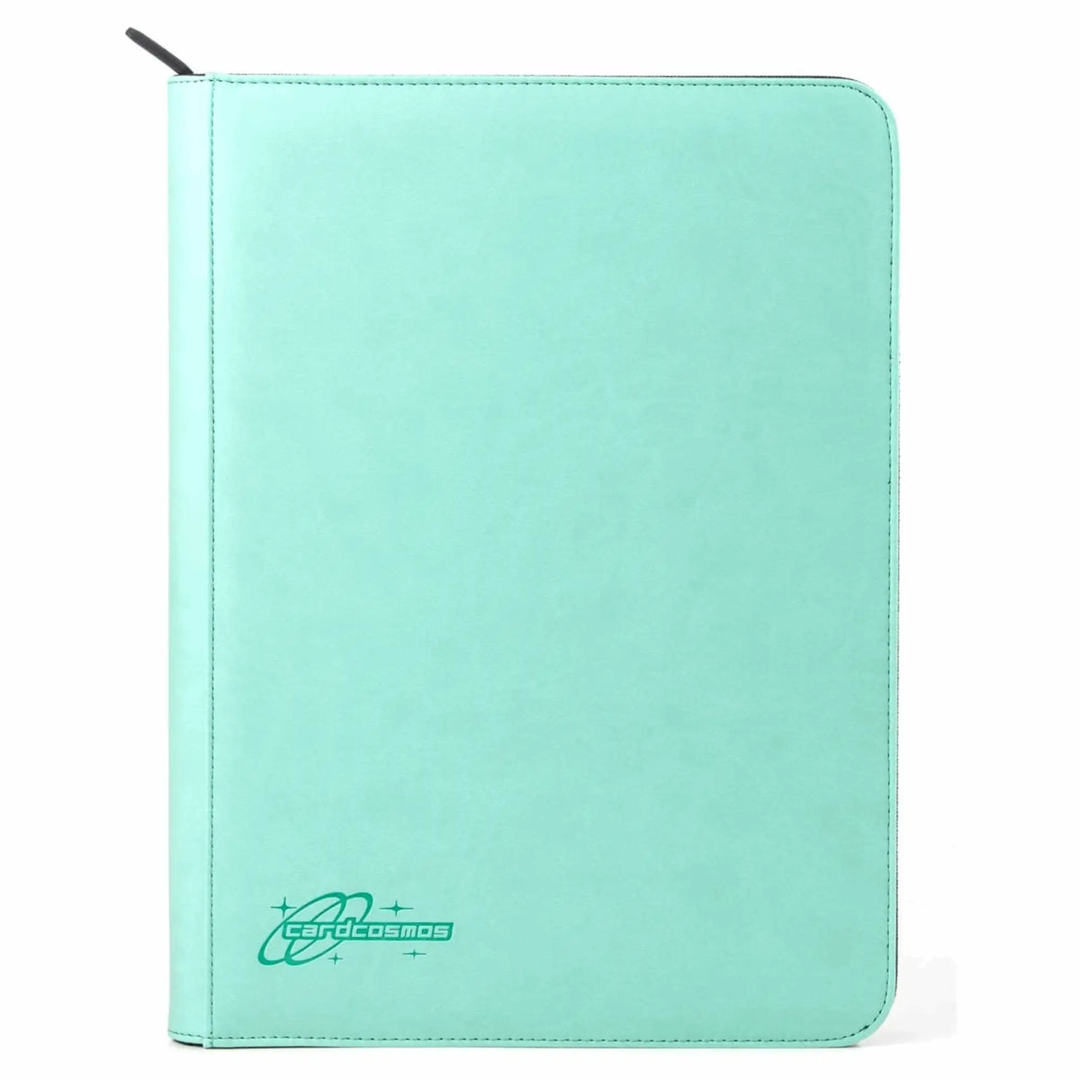cardcosmos - 9 Pocket Zip Premium Leather Binder - Mintgrün