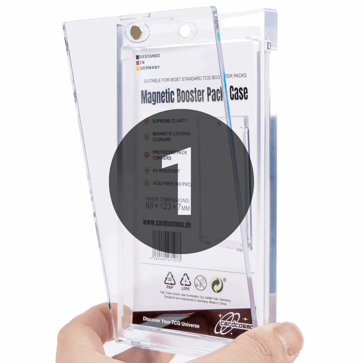 cardcosmos - Magnetic Booster Pack Case