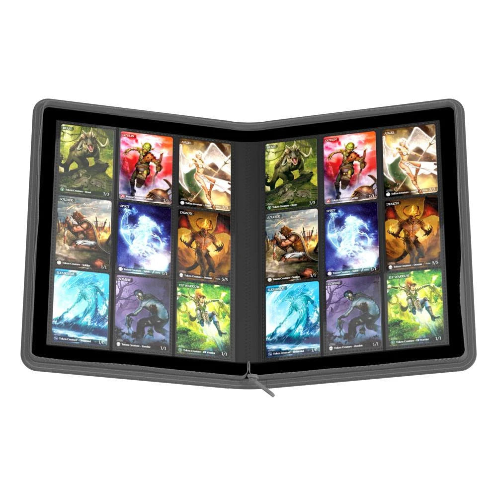 Ultimate Guard Zipfolio 360 18-Pocket Xenoskin Grau